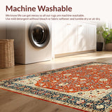 Cozy Low Pile Ogee Design(Red)