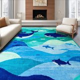 Blue Graphic Fantasy Scene(Blue)