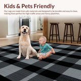 Chic Monochrome Plaid Aesthetic(Black)