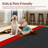 Ultra Soft Area Rug, Non Slip, Stain Resistant, Washable Area Rugs for Living Room, Bedroom, Charming Holiday Farmhouse Aesthetic(Brown)