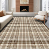 Ultra Soft Area Rug, Non Slip, Stain Resistant, Washable Area Rugs for Living Room, Bedroom, Seasonal Earth Toned Elegance(Brown)