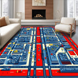Vibrant Cityscape Adventure Design(Blue)