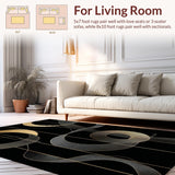 Bold Artistic Geometric Fusion(Black)