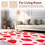 Funky Vintage Strawberry Artwork(Red)