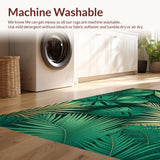 Ultra Soft Area Rug, Non Slip, Stain Resistant, Washable Area Rugs for Living Room, Bedroom, Whimsical Lush Green Palette(Green)