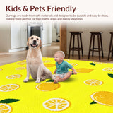 Charming Quirky Lemon Motif(Yellow)