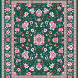 Vintage Floral Art Nouveau Elegance(Green)