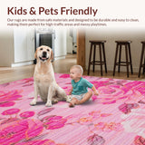 Vibrant Abstract Patterned Delight(Pink)