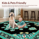 Artful Black and Teal Design Fusion(Black)