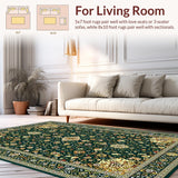 Luxurious Green Medallion Design(Green)
