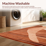 Ultra Soft Area Rug, Non Slip, Stain Resistant, Washable Area Rugs for Living Room, Bedroom, Elegant Soft Shag Aesthetic(Beige)