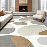 Ultra Soft Area Rug, Non Slip, Stain Resistant, Washable Area Rugs for Living Room, Bedroom, Natural Stone Inspired Boho Runner Zen Neutral Elegance(Beige)