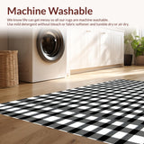 Contemporary Fluffy Tiled Design(Black)