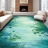 Lush Garden Inspired Artistic Design(Blue)