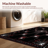 Darkly Inviting Webbed Bath Design(Black)