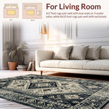Sophisticated Faded Medallion Style(Gray)