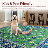 Elegant Transitional Tiled Motif(Green)