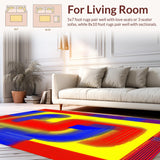 Expressive Round Abstract Palette(Blue)