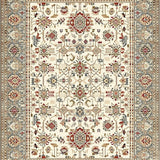Ultra Soft Area Rug, Non Slip, Stain Resistant, Washable Area Rugs for Living Room, Bedroom, Boho for Modern Décor(White)