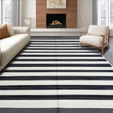 Elegant Modern Striped Aesthetic(Black)