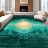 Contemporary Wavy Teal(Green)