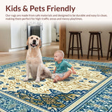 Beige Blue Kitchen Area(Beige)