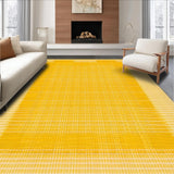 Ultra Soft Area Rug, Non Slip, Stain Resistant, Washable Area Rugs for Living Room, Bedroom, Warm Fluffy Retro Fusion(Yellow)