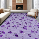 Ultra Soft Area Rug, Non Slip, Stain Resistant, Washable Area Rugs for Living Room, Bedroom, Modern Stylish Shag Statement(Purple)