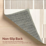 Beige & Cream Area Modern Minimalist Design(Beige)