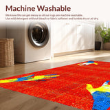 Dynamic Abstract Color Splash(Red)
