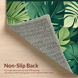 Stylish Fresh Leafy Print(Green)