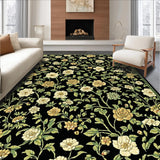 Dynamic Retro Flower Aesthetic(Black)