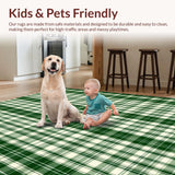 Vibrant Cozy Tartan Design Elements(Green)