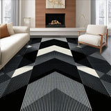 Artistic Geometric Tiled Composition(Black)