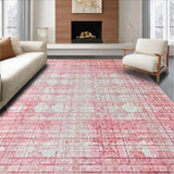 Ultra Soft Area Rug, Non Slip, Stain Resistant, Washable Area Rugs for Living Room, Bedroom, Uno Reverse Pink Bow Rug: Playful Loop Design Carpet for Home(Pink)
