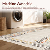 Artful Coastal Stripe Composition(Beige)