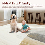 Luxurious Low Profile Neutral with Sophisticated Abstract Art(Beige)