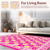 Pink Daisy Print Delight(Pink)