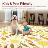 Beige and Cream Lemon Indoor Outdor(Beige)