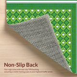 Charming Springtime Checkered Aesthetic(Green)