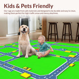 Vibrant Cityscape Playful Mosaic(Green)