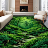 Cozy Rustic Greenery Motif(Green)