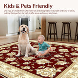 Graceful Intricate Border Accent(Red)