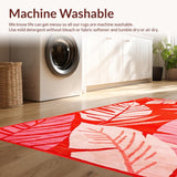 Tropical Abstract Leaf(Red)