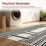 Elegant Minimalist Linear Motif(Beige)
