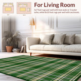 Contemporary Neutral Geometric Arrangement(Green)