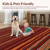 Contemporary Vivid Stripe Blend(Red)