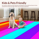 Festive Striped Contemporary Motif(Red)