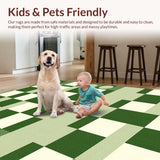 Contemporary Pastel Tiled Motif(Green)