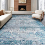 Trendy Gray and White Diamond Composition(Blue)